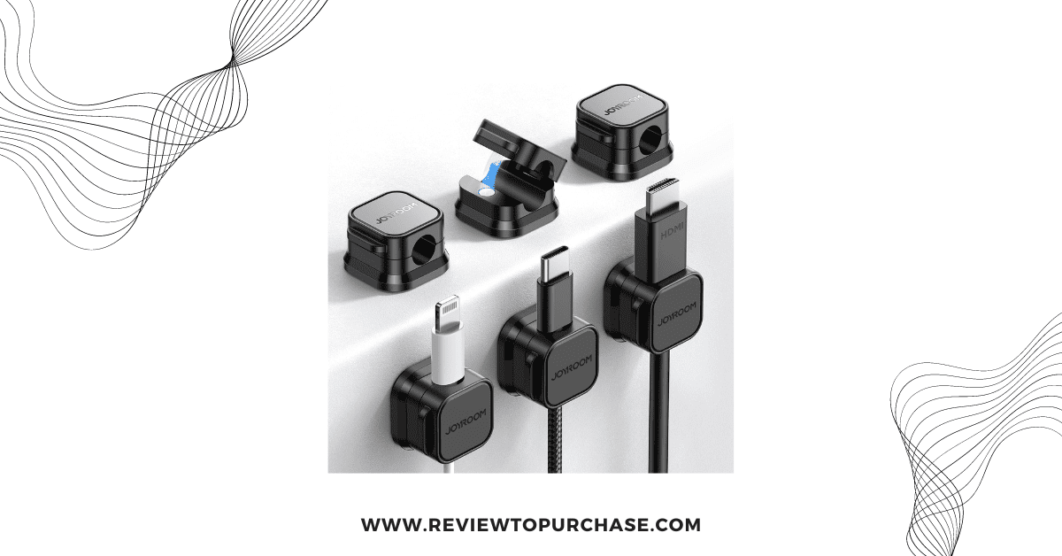 Joyroom Magnetic Cable Clips Smooth Adjustable